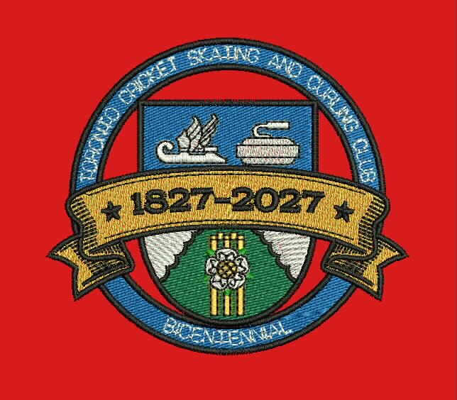 Club crest sew-out after digitizing by Embroizing